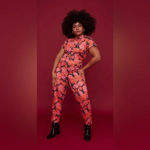 Mixed by Nasrin Ruby Jumpsuit